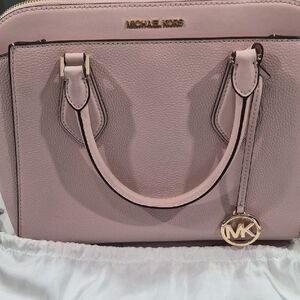Michael Kors Blush Leather Satchel